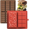 Hushiseek Dubai Chocolate Bar Molds,1 Inch Deep Large and Thick Silicone Chocolate Molds