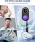 Toothbrush Sanitizer Holder, Upgraded UV Toothbrush Holder with Dual-Mode Clean & Fan Dry, LED Smart Screen