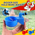 50 Packs Tanlade Chicken Waterer Chicken Feeder, Automatic Waterer Kit for Poultry Duck Goose Turkey Bunny (Red,Blue)