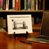 Tatuo 4 Packs Wooden Display Stand, Decorative Plate Stands for Display Picture Frame Holder Easels (5 Inch and 6 Inch,