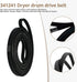 Compatible Dryer Belt Pulley Kit for Whirlpool Models: LER5620KQ1, LEQ9030PQ0, WED6200SW0, WGD5540SQ0