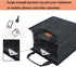 Insulated Lunch Bags for Women - Reusable Lunch Tote with Internal Pocket, Adult Lunch Tote Bag for Work - Black