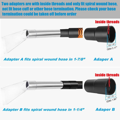 Happy Tree Shop Vac Extractor Attachment, Turn Wet-Dry Vac into an Extractor, Detailing Wand