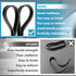 HASMX 2-Pack Replacement Vacuum Cleaner Belts #12675000002729 for Black & Decker Air Swivel Vacuum