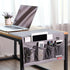 6 Zafit Bedside Storage Organizer - Pockets, Table Cabinet Caddy for Remotes, Phone, Glasses (Grey)
