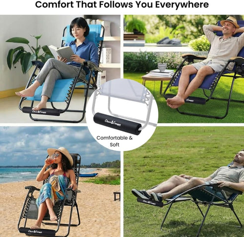 15.75" The Original Zero Gravity Chair Cushion for Foot Rest Allows You to Relax in Total Comfort Great for Antigravity