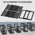 3 9-12 Closet Jripae Bamboo Shoe Rack for Entryway, Stackable Tier Shoe Organizer Shelf Storage Pairs Shoes Stand Cubby