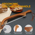Wooden Bread Bow Knife, 16" Serrated Bagel Knife, Premium Stainless Steel Cutter for Homemade Bread & Bagels