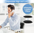 Inflatable Lumbar Support Pillow - Breathable Lower Back Cushion with Handpump for Travel and Home Use