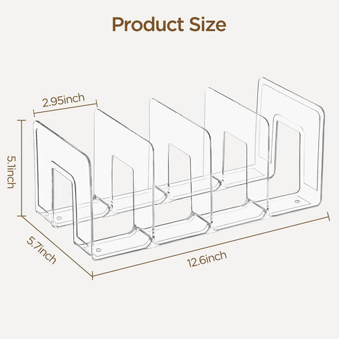 Closet 4 Organizer(3 Pack) HBlife Clear Acrylic Kids Shoe Rack for Organizers and Storage, Small Shoe Rack Sections