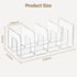 Closet 4 Organizer(2 Pack) HBlife Clear Acrylic Kids Shoe Rack for Organizers and Storage, Small Shoe Rack Sections