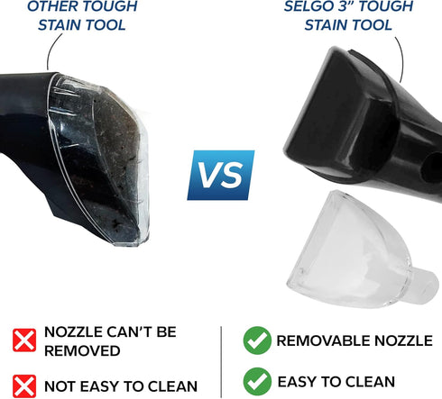 Replacement 3" Tough Stain Brush Tool for Bissell Little-Green Upright & Portable Carpet Cleaners for 1400 3353 3369 Series & for All Bissell Carpet Cleaners