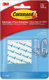 Command Clear Refill Strips, 17021CLRES, 5/8 x 1 3/4, 9 Pack