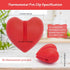 2Pcs Thermometer Pot Clip Holder, Windspeed Red Candy Thermometer Pot Clip Holder for Digital Thermometer Holder for Candle Soap Jam Candy Milk Chocolate Cooking(No Thermometer Include)
