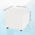 18x18x18inch uxcell Square Ottoman Cover Stretch Polyester Washable Ottoman Slipcovers Elastic Foot Stool Foot Rest