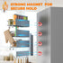 JulktLli 5 Pack Multifunctional Magnetic Shelves for Refrigerator Spice Rack & Washing Machine Organize, Include Paper