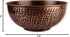 GoCraft Antique Copper Mixing Bowl - Hammered Finish for Salad, Egg Beating, 7.5"