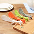 3 Piece Non-stick Rice Spoon Set, Creative Household Kitchen Tools, Lovely Squirrel Shape, Gray, White, Orange