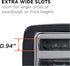 Commercial Chef CCT2201B - 2 Slice Toaster, Black
