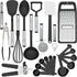 LDC Lux Decor 23 Pieces Kitchen Utensils Set, Non-Stick and Heat Resistant Cooking Tools and Gadgets