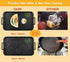 Non-Stick Aluminum Flat Griddle, 17" x 10.5" Double Burner Griddle for Glass and Gas Stove, Great for Breakfast and BBQ