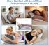 Ergonomic Memory Foam Reading Pillow - Wedge Back & Neck Support for Bed, Sofa & Floor - Relieves Acid Reflux, Back