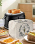 Toaster Cover 2 Slice Sweet Honey Bees Bread Toaster Oven Cover with Pockets Crown Floral Old Newspaper Bakeware Protector Small Kitchen Appliance Dust Covers Fingerprint Protection Gift