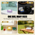 2 Pack OTHIX Leakproof Silicone Travel Soap Case, Small Bar Soap Holder Container with Drainage Layer & Mini Portable