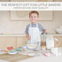 Set Set Wooden Baking for Kids - A Complete of Real Kitchen Utensils Gives Toddlers a Fun Cooking Experience - Durable