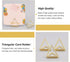 OLYCRAFT 36pcs Mini Place Card Holders, Cute Triangle Shape Table Number Holders for Weddings, Anniversary Party