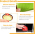 2 Pcs Silicone Hot Handle Holder, Non-Slip Heat Resistant Cast Iron Skillet Handle Covers for Griddles, Orange