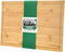 Extra-Large Bamboo Cutting Boards for Kitchen with Juice Groove, Knife Friendly Serving Tray with Handles, 17.5 x