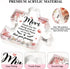 Countertop, Emibele Gifts for Mom, Mom Birthday Gifts, Decorative Engraved Acrylic Block Puzzle Piece Plaque for Mom