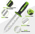 WORKPRO Hori Hori Garden Knife, 7" Stainless Steel Blade with Oxford Sheath for Weeding and Planting