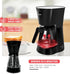 CAYNEL Drip Coffee Machine, 750ML Removable Water Reservoir, 5 Cups, Black