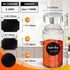 Segarty Spice Jar with Labels, 3 Pack 6oz Spice Jars with Shaker Lids Adjustable Pour Large Holes, Empty Glass Spices Containers with 136 Labels Stickers and 1 Chalk Marker Salt Shakers Set