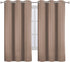 LEMOMO 38 x 54 Inch Blackout Curtains Set of 2, Thermal Insulated Room Darkening Curtains for Bedroom