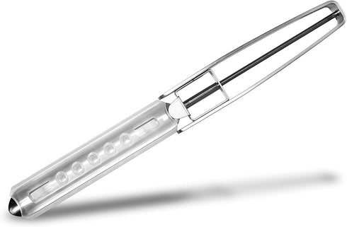 Long Vegetable Peeler, 8.5 Inch Stainless Steel with Plastic Safety Cover, Seki Japan