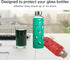6-Pack Brieftons Silicone Sleeves: Insulated Anti-Slip Protection Covers, Ultra Thick & Durable, Better Than Neoprene