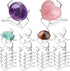 24 PCS Crystal Display Stand, 2.2 x 1.69 x 1.89 inch, Acrylic Stands for Geodes, Rocks, Gemstones, Small Collectibles