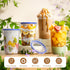 4 Pack Overnight Oats Containers with Lids - 16oz Leak Proof Oatmeal Jars, BPA Free, Reusable Food Storage