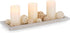 Romadedi Wooden Decorative Tray Candle Holder - 13.5 inch Wood Long Narrow