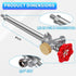 8inch 1/2'' 3/4'' Boltigen Freeze Proof Outdoor Water Faucet, No Lead Brass Anti-Siphon Frost Free Sillcock, Pex