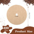 400 Count Percolator Coffee Filters, 3.75in Natural Unbleached Percolator Filters Disposable Disc Coffee Filters for Coffee Shops, Camping, Home, Office