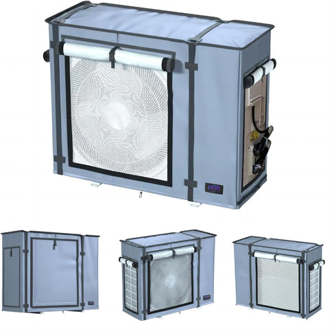 NGB Mini Split Cover for Air Conditioner Outdoor Unit, 32.3"L x 13.7"W x 24"H for Ductless HVAC Units