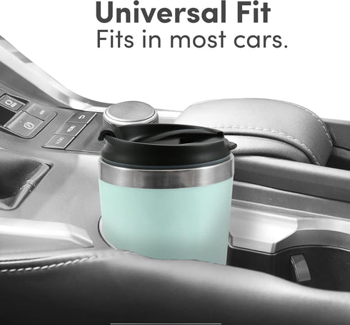 Elite Gourmet EHC113M Personal Single-Serve Coffee Maker, 14Oz Stainless Steel Thermal Travel Mug, Mint