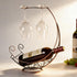 YMTengFei Pirate Ship Red Wine Rack Decoration, Creative Metal Wine Bottle Rack Standing