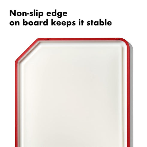 OXO Outdoor Kitchen Cutting Board & Tray, White