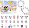 Advent Calendar 2024 for Teen Girls, 24 Days of Christmas Countdown with 2 DIY Bracelets, 1 Necklace, and 22 Charms