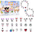 Advent Calendar 2024 for Teen Girls, 24 Days of Christmas Countdown with 2 DIY Bracelets, 1 Necklace, and 22 Charms